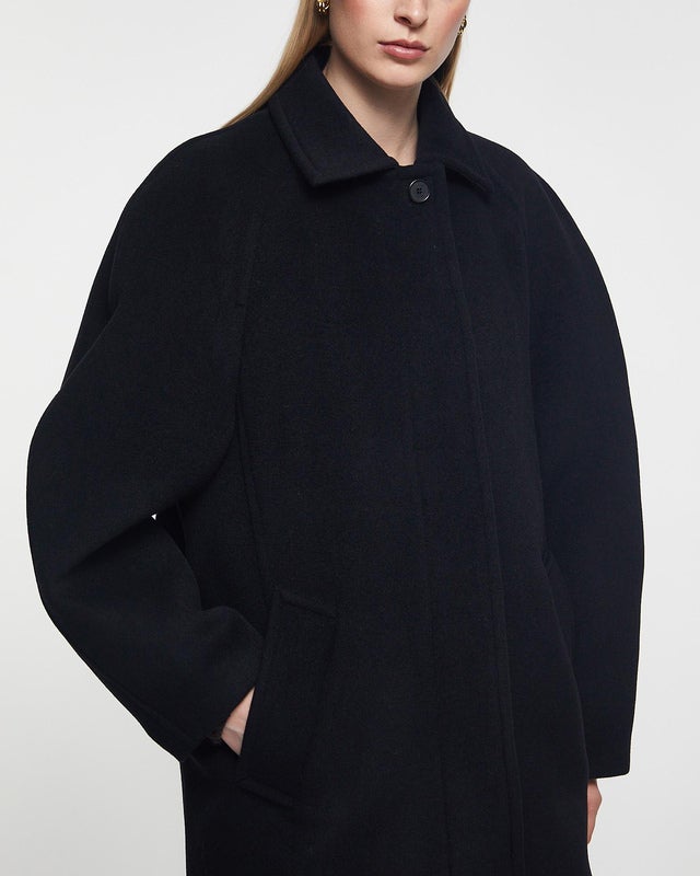 Filippa K Coat Cocoon Black 36