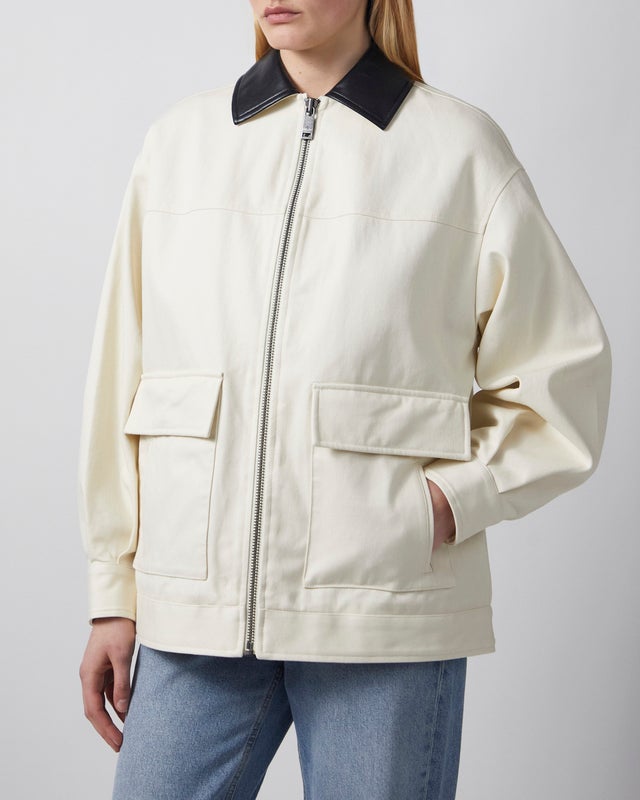 Anine Bing Jacket Holden  Cream M