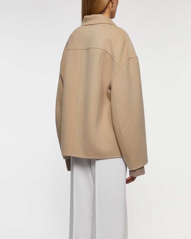 Wakakuu Icons Jacka Logo Wool  Beige XS