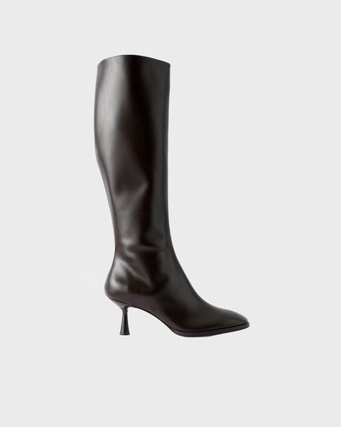 Boots Catherine Calf Leather Moka 1
