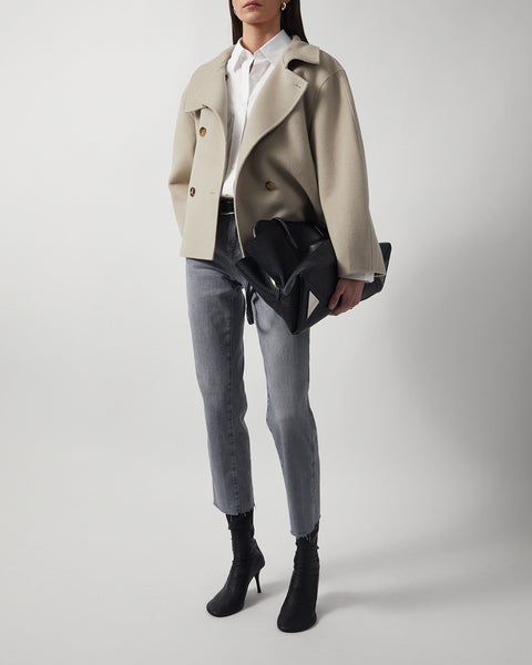 Jeans Calie Straight Ankle Ashen Grey 2