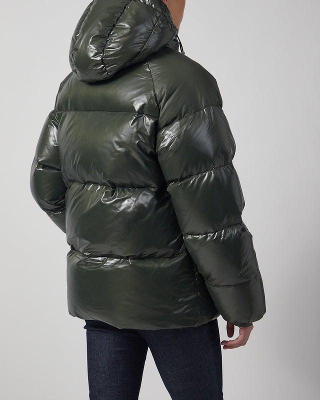 Pyrenex Jacket Unisex Sten Hooded Down Khaki M
