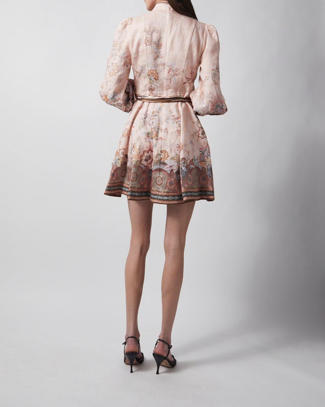 Zimmermann Dress Alchemy Button Mini Pink 1 (S-M)