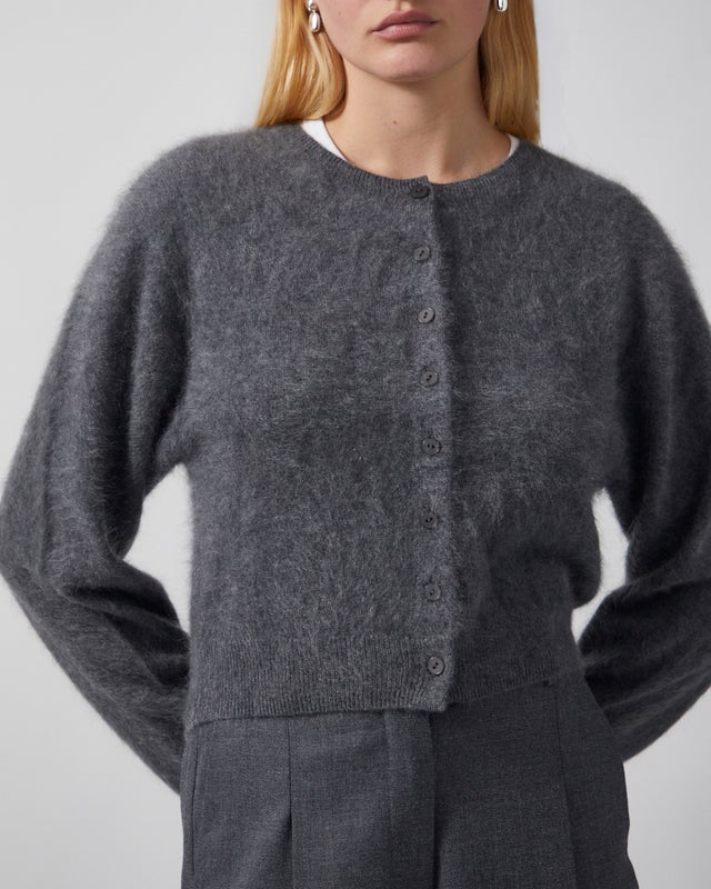 By Malene Birger Cardigan Montana Grey melange S