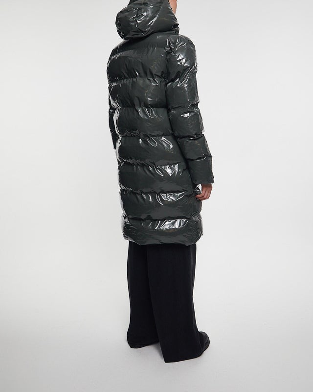 Rains Jacket Alta Longer Puffer Jacket W3T4 Dark green XS