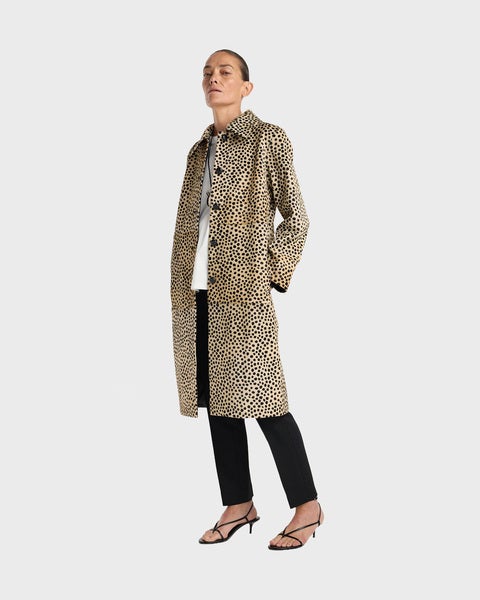 Coat Cheetah Pony Hair Beige/Black 2