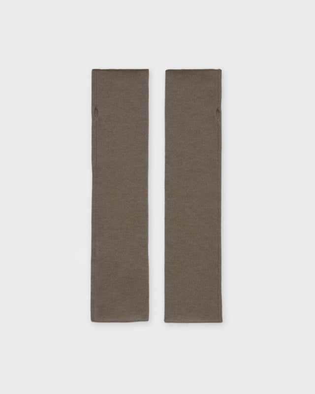 LISA YANG Aspen Arm Warmers Cashmere Brown ONESIZE