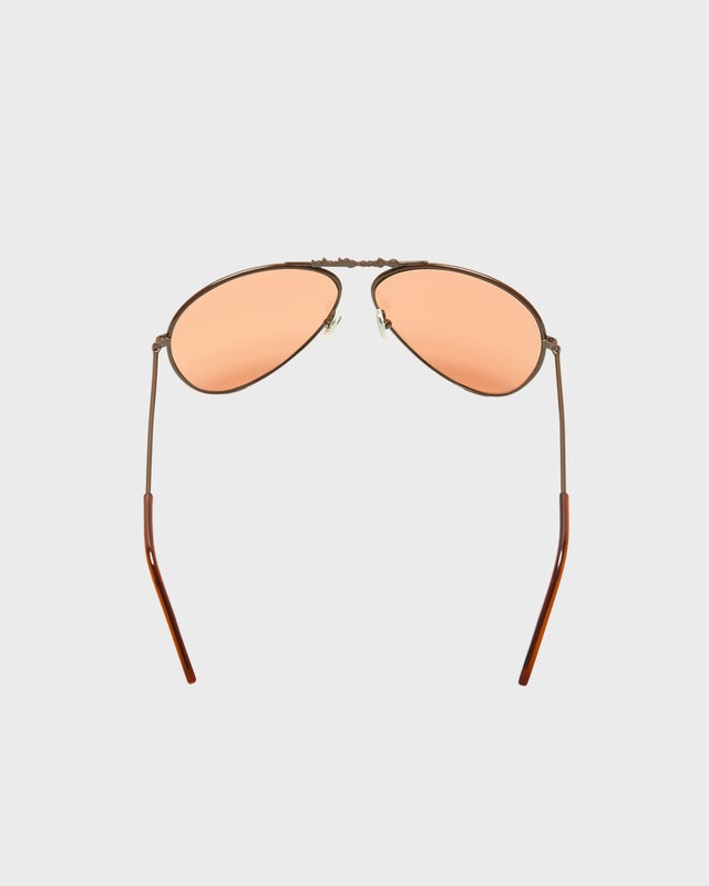 Acne Studios Sunglasses Square-Frame Brown ONESIZE