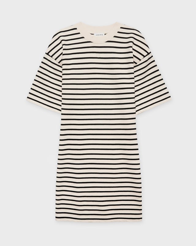 Anine Bing Dress Mona Vit/svart XS