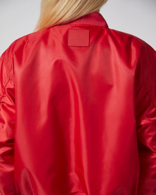 Anine Bing Bomber Leon Tango Red XS