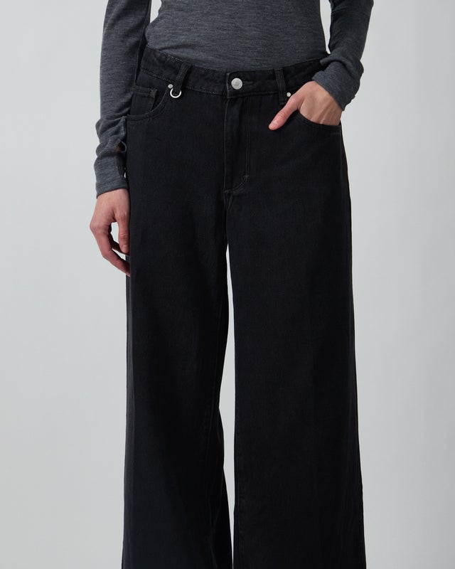NEUW Jeans Milla Wide Washed Black W25/L32