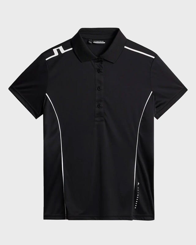 J Lindeberg Golf Top Leyla Polo Black XL