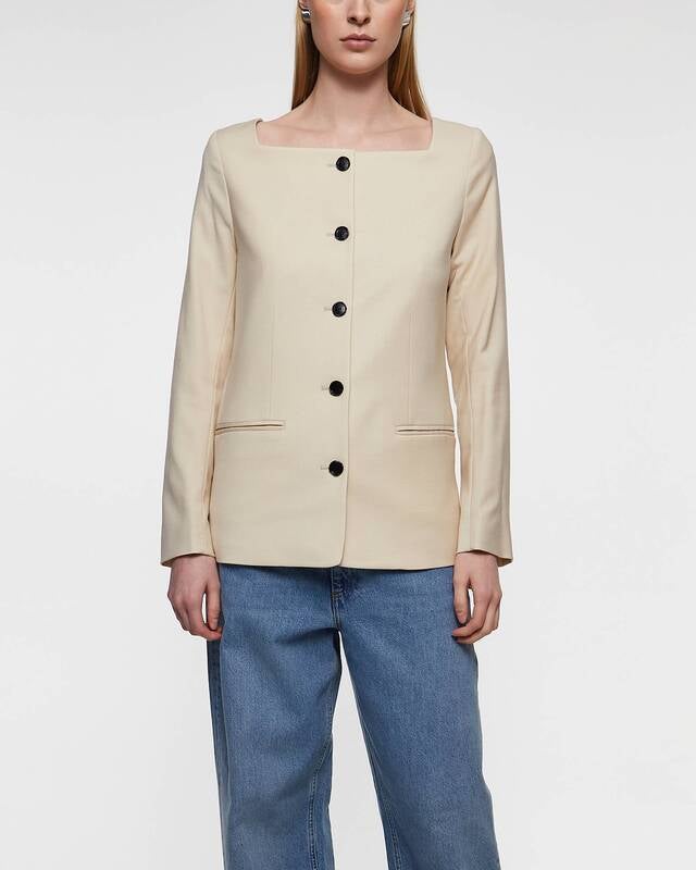 Dagmar Blazer Square Neck  Beige 42