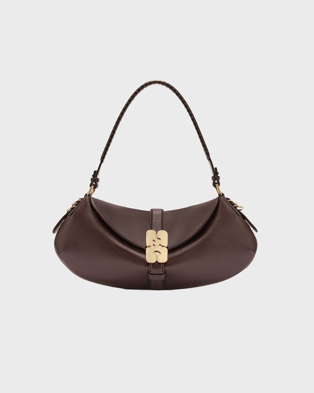 Ganni Shoulder bag B-Kat Brown ONESIZE