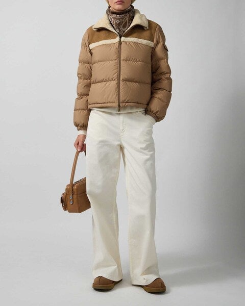 Down Jacket Aurore Brown 2