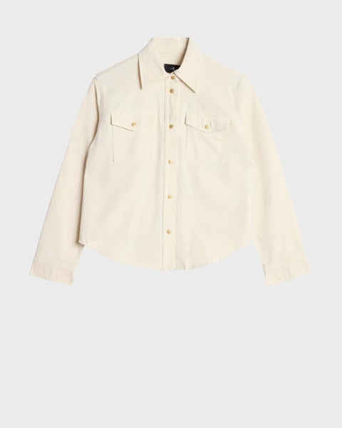 Shirt Classic Comfort Twill Ecru 1