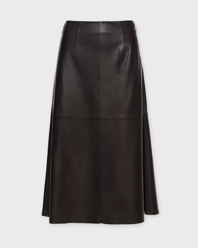 Wakakuu Icons Skirt Lamb Leather Brown 40