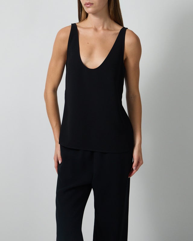 Wakakuu Icons Tank Top Sia Crepe Black M