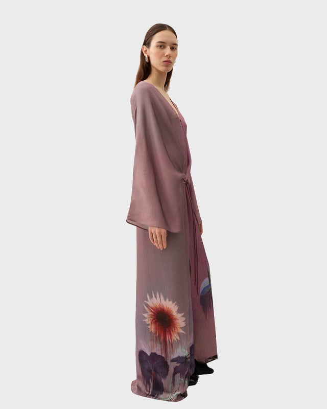 Rodebjer Dress Gloria Flower Purple XS-S