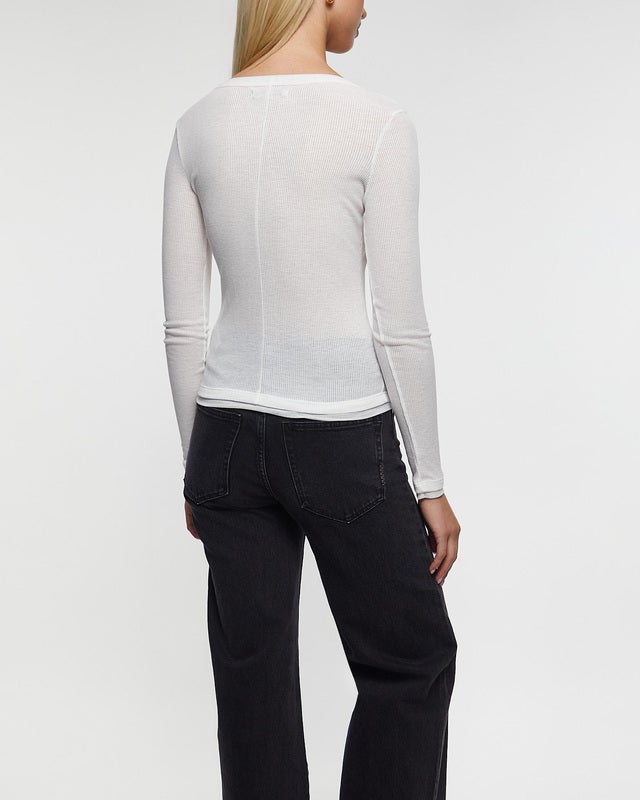 NEUW Top Echo Longsleeve White S
