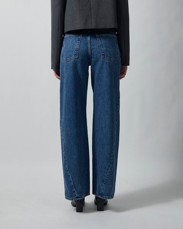 Anine Bing Jeans Brie Cabana Blue 28