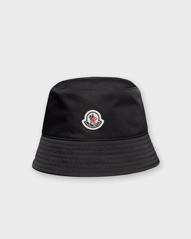 Moncler Hat Bucket Cotton Blend Grey L