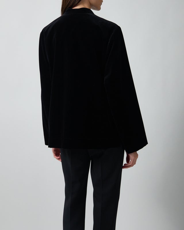 RÓHE Jacket Pankou Closure Velvet Black 40