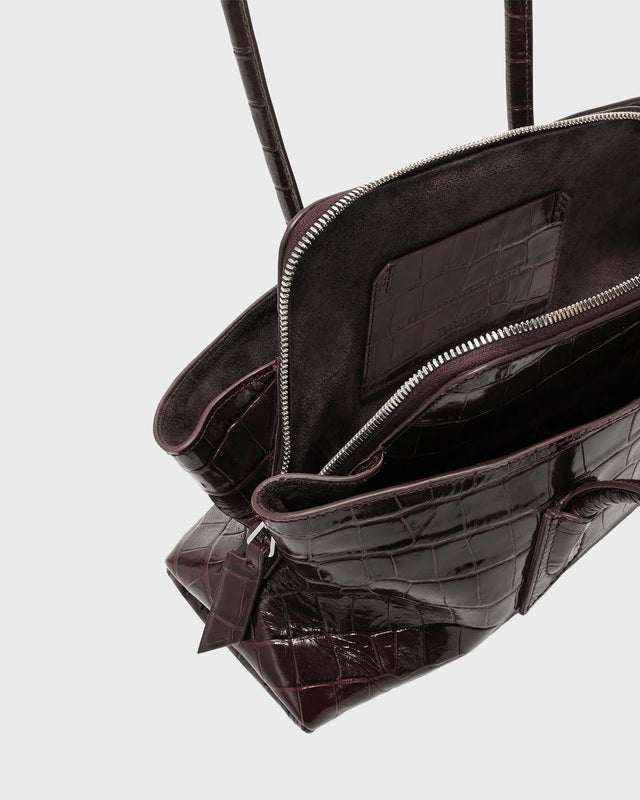 The Attico Handbag La Passeggiata Small' Top Handle Brown ONESIZE