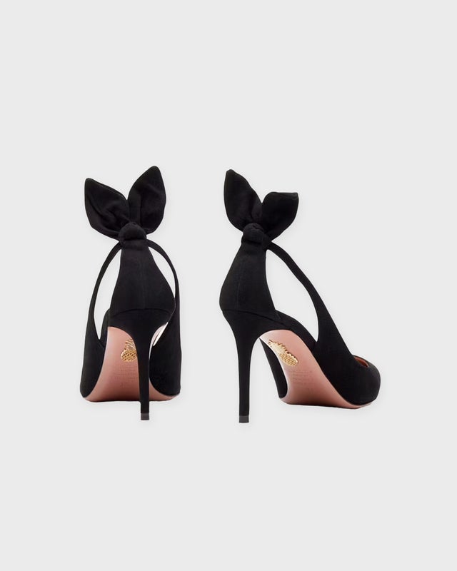 Aquazzura Heels Bow Tie Pump 85 Black EUR 36