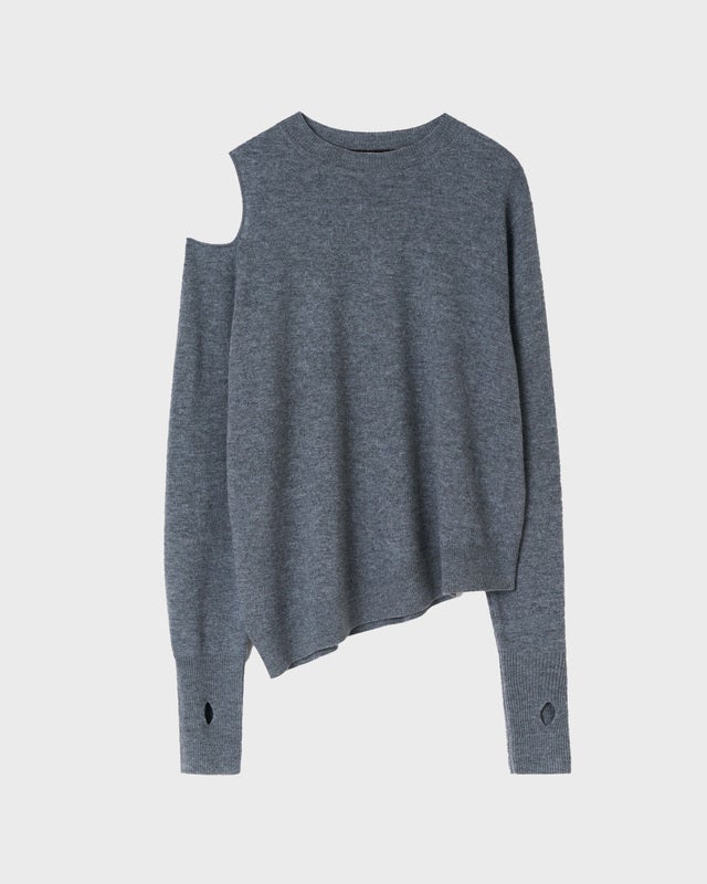 Rodebjer Sweater Knitted Acer Grey melange M