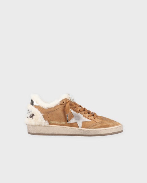 Sneakers Ball Star Suede Upper Shearling Cognac 1