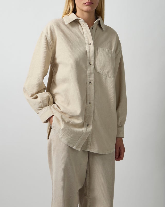 Camilla Pihl Shirt Alex Cord Greige 36