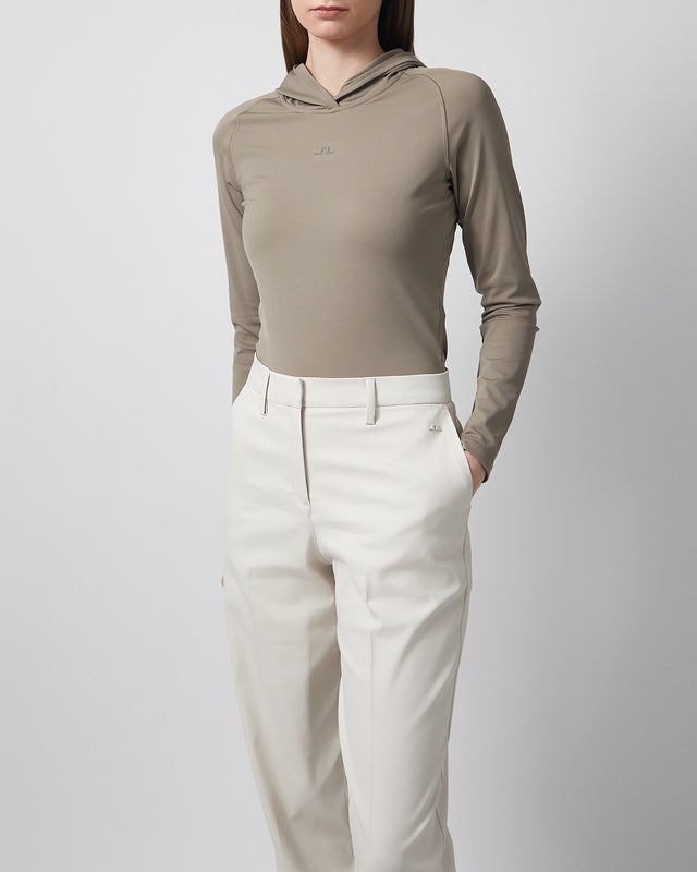 J Lindeberg Sweater Keele Hood  Beige M