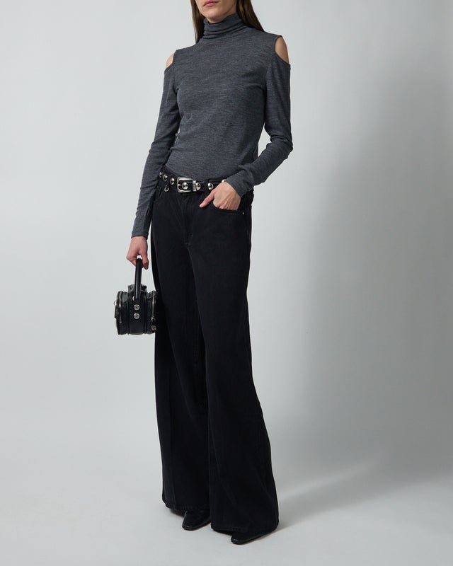 NEUW Jeans Milla Wide Washed Black W25/L32