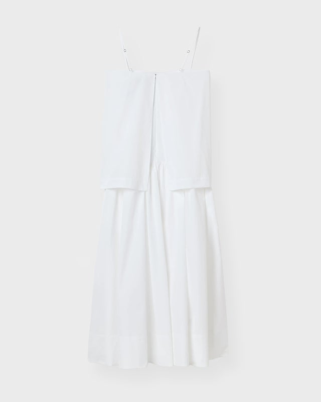 Dagmar Dress Cotton Strap  White 40