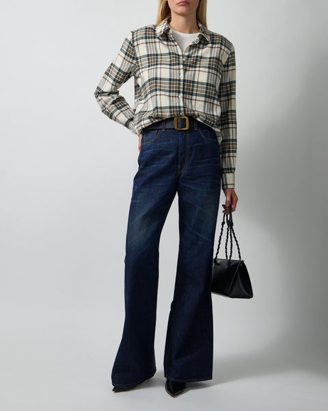 Shirt Joan Flannel Green 2