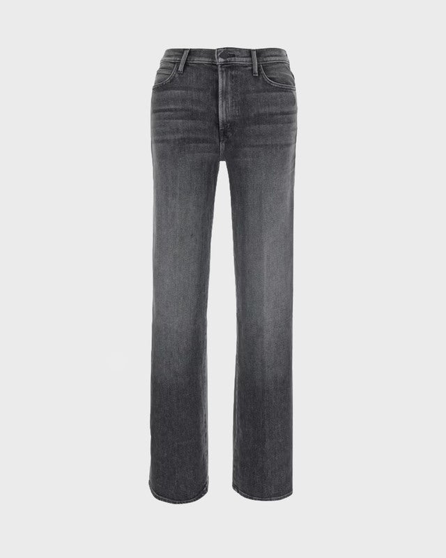 Mother Denim Jeans The Kick It Grey Wash 25