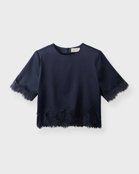 Top Canary Lace Navy 1