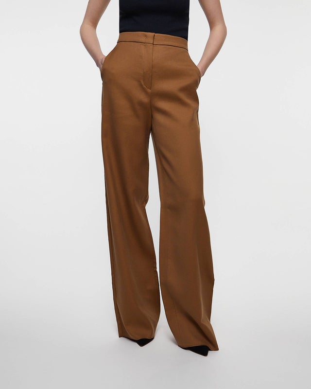 Max Mara Studio Trousers Mozart  Brown IT 40 (EUR 34)