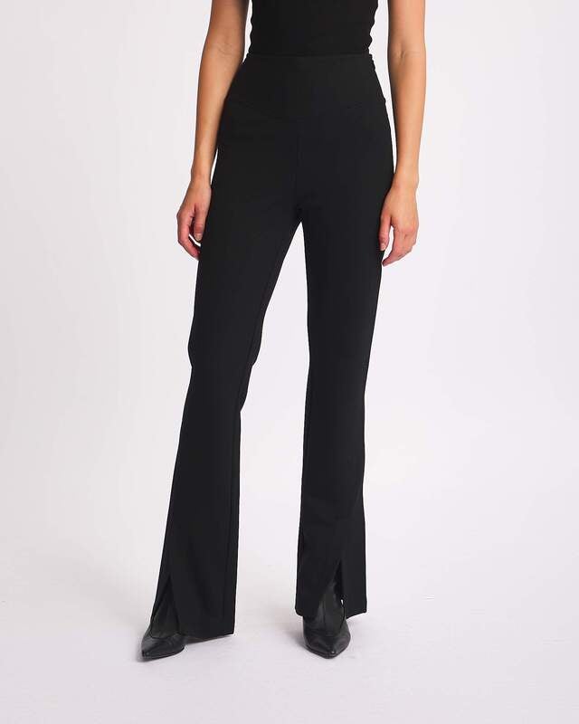 Filippa K Trousers Split Hem Jersey Black S