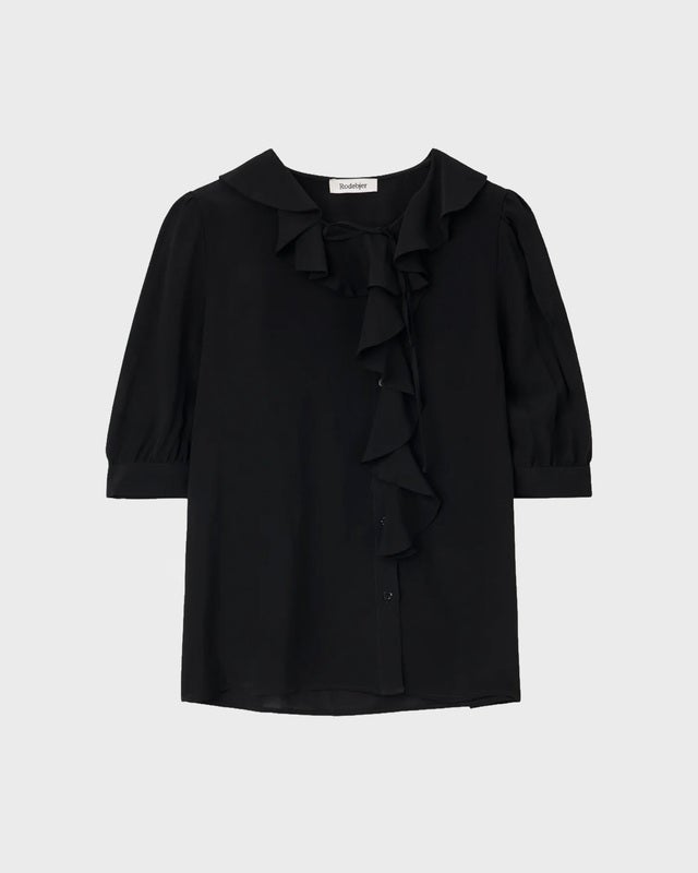 Rodebjer Blouse Xilla Fluid Solid Black S