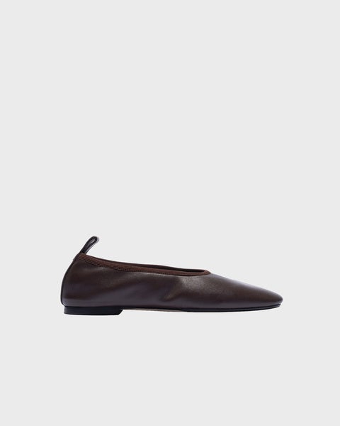 Flats Dex Nappa Leather Moka Dark Brown 1
