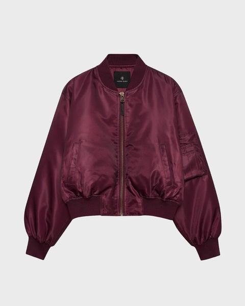 Bomber Leon Burgundy 1