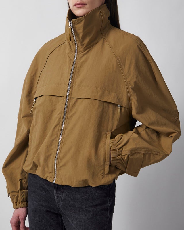 Acne Studios Jacket Nylon Logo Dark Green 38