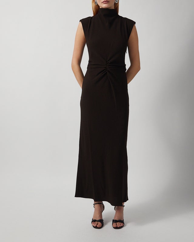 ROTATE Birger Christensen Dress Midi W Gatherings Mole 34