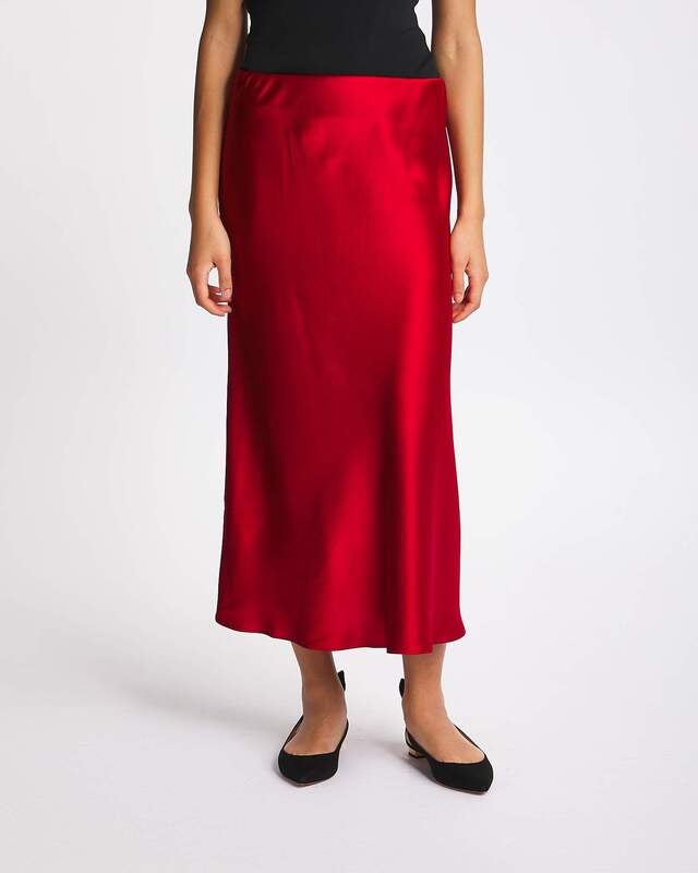 By Malene Birger Skirt Boshan Dark red 38