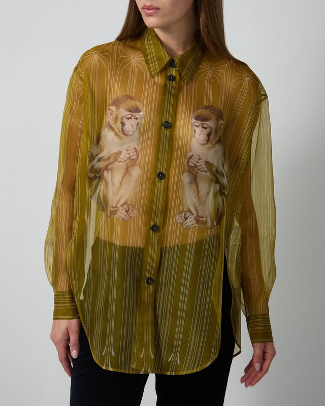 KHAITE Top Goya Print S