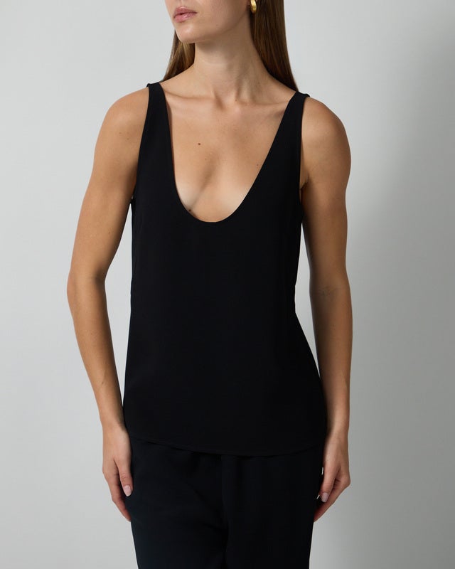 Wakakuu Icons Tank Top Sia Crepe Black M