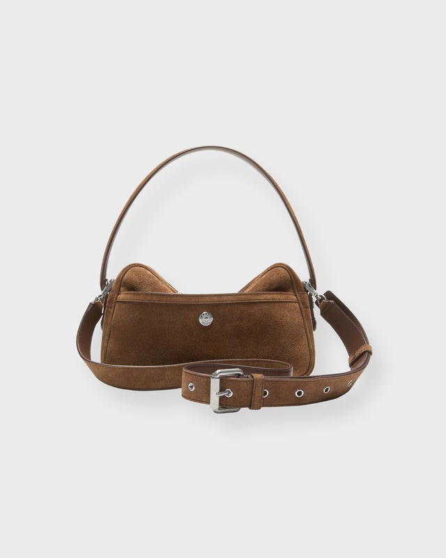 Acne Studios Bag Camero Party Suede Cognac ONESIZE