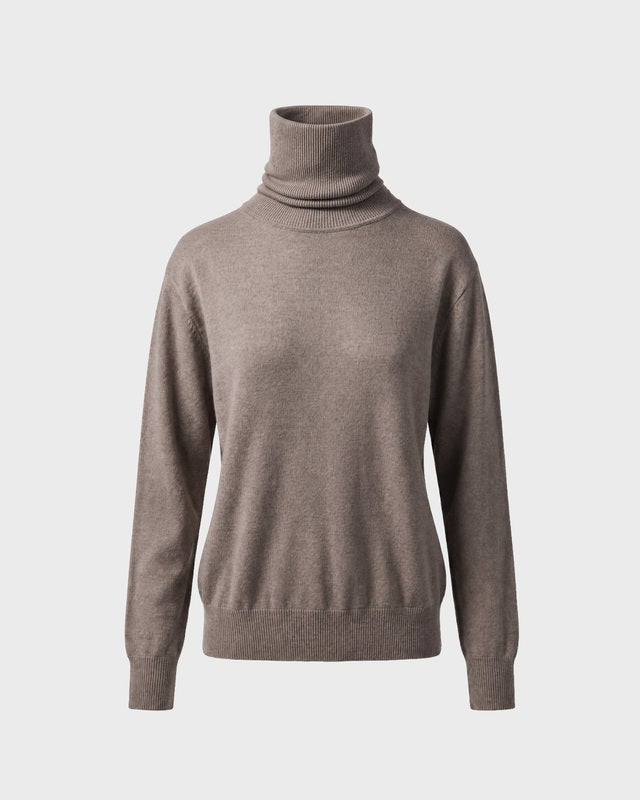 Wakakuu Icons Sweater Cashmere Wool Turtleneck Sand XL